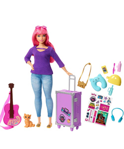 Barbie Daisy vamos de viaje con accesorios