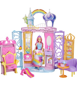 Barbie Dreamtopia Castillo de arcoiris con muñeca