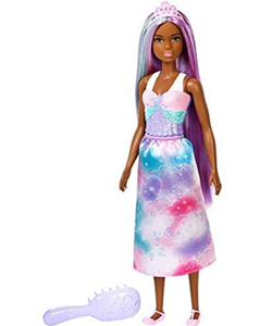Barbie Dreamtopia Princesa Peinados morena