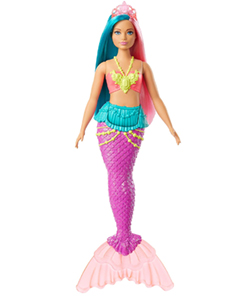 Barbie Dreamtopia Sirena con Pelo Rosa y Turquesa