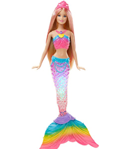 Barbie Dreamtopia muñeca Sirena Luces de Arcoíris