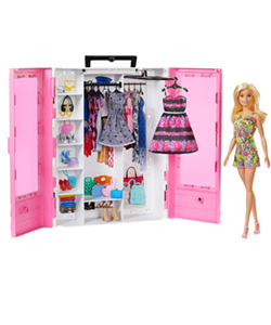 comprar Barbie Fashionista Armario portable con muñeca incluida