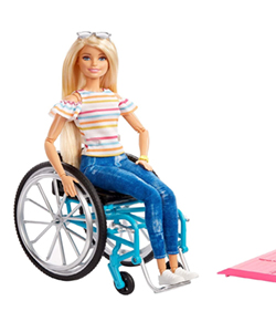 Barbie Fashionista en silla de ruedas
