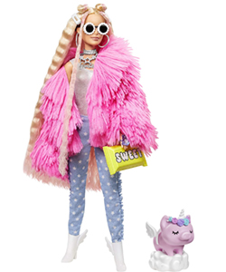 Barbie Fashionista extra 3 con abrigo