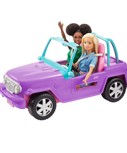 Barbie Jeep coche todo terreno al aire libre