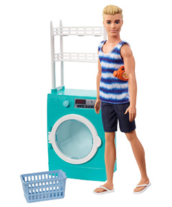 Barbie Ken con lavadora Giratoria
