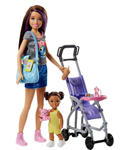 Barbie Skipper niñera de paseo