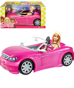 Barbie coche descapotable con muñeca 2