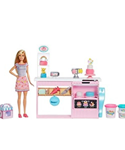 Barbie y su Pastelería con muñeca y accesorios