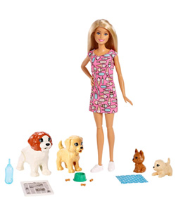 Barbie y su guardería de perritos