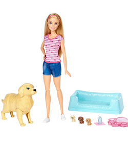 Barbie y sus perritos sorpresa
