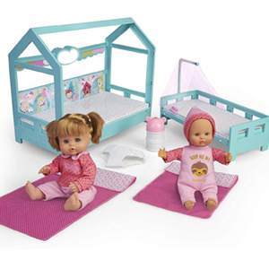 El pack Nenuco Hermanitas a la Cama incluye