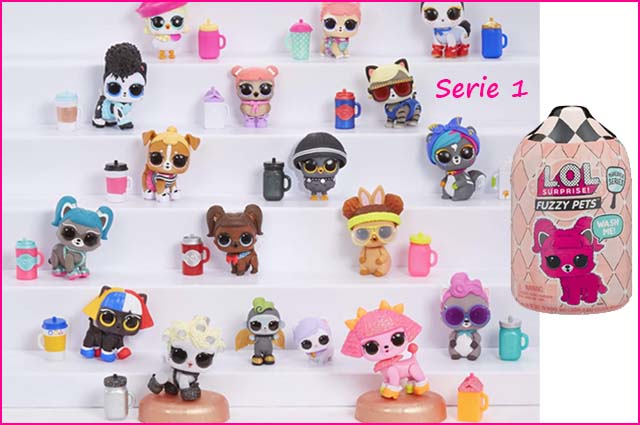 LOL Surprise Fuzzy Pets Makeover Serie 1 modelos