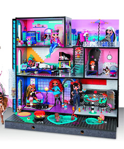 LOL Surprise OMG Casa de Muñecas de Madera