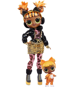 LOL Surprise OMG Winter Chill Missy Meow y Muñeca Baby Cat Fashion Doll