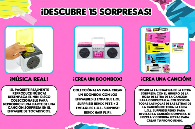LOL Surprise! Remix Hair Flip para coleccionar