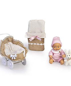 Barriguitas Carrito con muñeca bebé y ropita