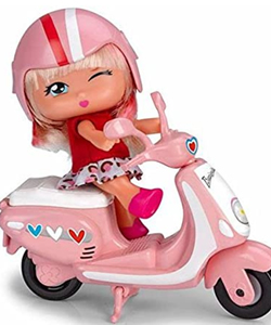 Barriguitas Muñeca con Scooty Rosa París
