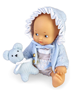 Barriguitas muñeca Bebé con ropita azul