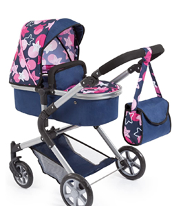 Cochecito de Muñecas City Neo estrellas con Bolso Cambiador y Transformable