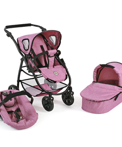 Cochecito de Muñecas Emotion 3 en 1