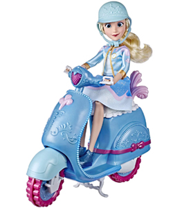 Disney Princess Muñeca Cenicienta y Scooter