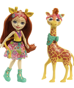 comprar Enchantimals Gillian Giraffe y jirafa Pawl