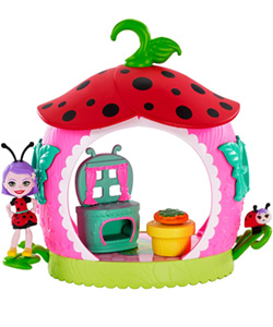 Enchantimals Minicocina con Ladelia Ladybug y mariquita Vine