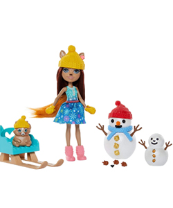 Enchantimals Nieve Sharlotte Squirrel y Nutsy