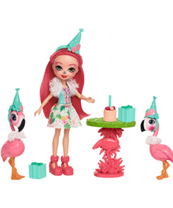 Enchantimals Party Flamenco con Fanci Flamingo y Swash