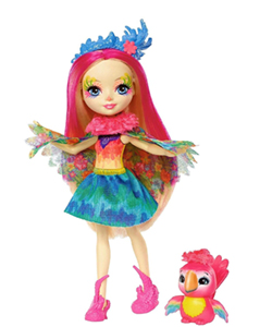 comprar Enchantimals Peeki Parrot y loro Sheeny