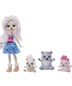 comprar Enchantimals Pristina Polar Bear y familia Osos Polares