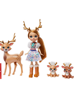 comprar Enchantimals Rainey Reindeer y mascotas renos