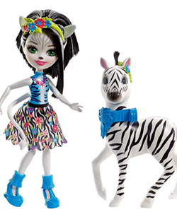 comprar Enchantimals Zelena Zebra y cebra Houfette