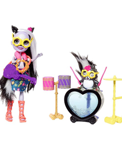 Enchantimals rockera Sage Skunk y mofeta Camper