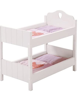 Litera de madera blanca