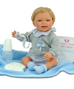 Muñeca Nines Artesanals d'Onil Muñeco Reborn cuerpo blandito