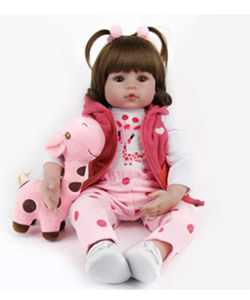 Muñeca Ziyiui Muñeca Reborn con jirafa