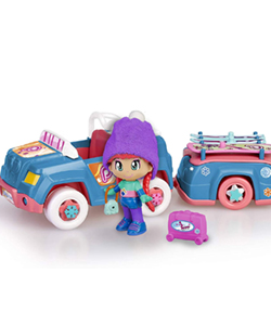 Pinypon Coche Nieve con Remolque