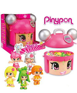 Pinypon Mix & Match Neon Party con 5 figuras