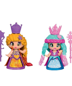 Pinypon Pack de 2 Reinas con capa y cetro