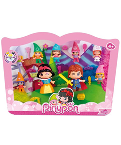 Pinypon Pack de Figuras Blancanieves y Siete enanitos