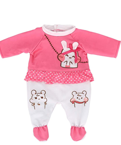 Ropa de Muñecas Bebé Reborn algodón 40-45 cm