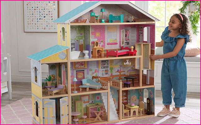 Casitas de sales barbie de madera