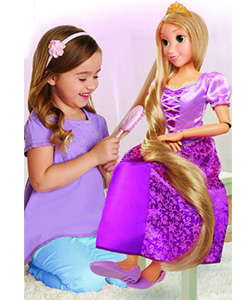 Princesas Disney, Muñeca Rapunzel, 80 cms