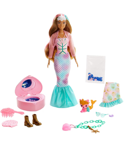 comprar Barbie Color Reveal Peel Sirena barata