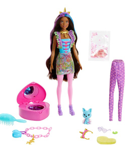 comprar Barbie Color Reveal Peel Unicornio Fashion barata