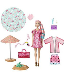 comprar Barbie Color Reveal con espuma Sandía barata