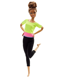 Comprar Barbie Fashionista Movimiento sin límites top amarillo barata