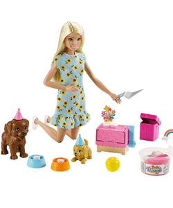 comprar Barbie Fiesta de perritos de cumpleaños barata